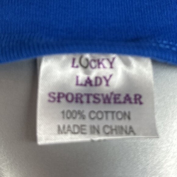 NWOT Women's Short Sleeve Scoop Neck Top in Royal Blue - Picture 6 of 7